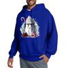 Men's Hooded Sweatshirt, Contrasting Color Sweatshirt, Sports   Casual Jacket