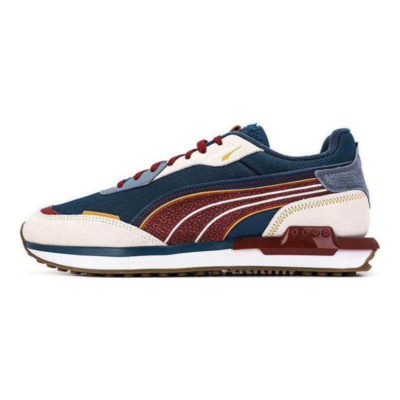 PUMA City Rider p.uni Унисекс Низкие Кроссовки Серый Желтый 382708-01 EU 35.5