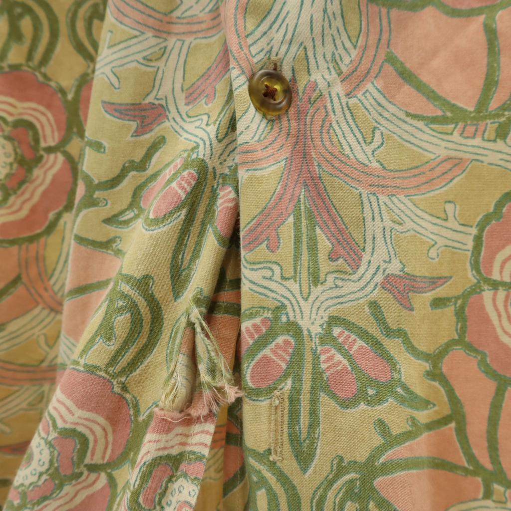 Durban Floral Short sleeve Open collar shirt 3L beige Biggs Men's Used