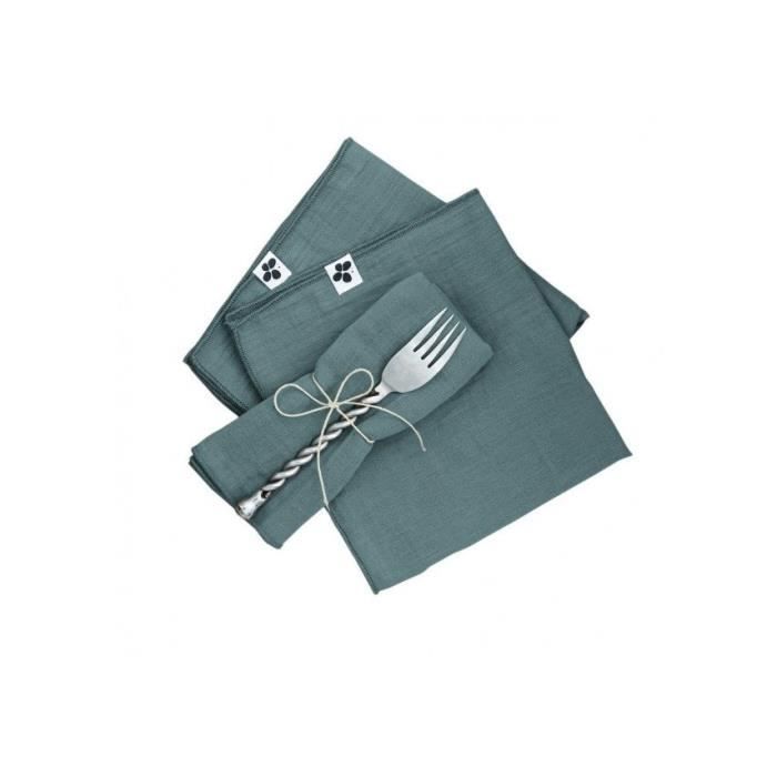 Serviette de table - Canard - 100% gaze de coton - 40x40 cm - Lavable