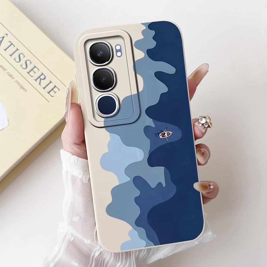 Fashion Painting Phone Case For Vivo Y19s Soft Silicone Shockproof Cover For Vivo Y19S V2419 Cases Bumpers