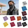 Classical Cashew Print Cotton Bandana Cool Head Wrap Neck Scarf For Adult Teens HipHop Dancing Event and Street Wear