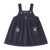[2026 Spring Collection] Girls' Washed Denim Pinafore Skirt - Children's Spring Fashion