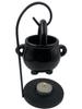 Halloween Cauldron Ceramic Essential Oil Burner Ceramic Candle Holder Essential Oil Burner Diffuser Furnace Home Decoration
