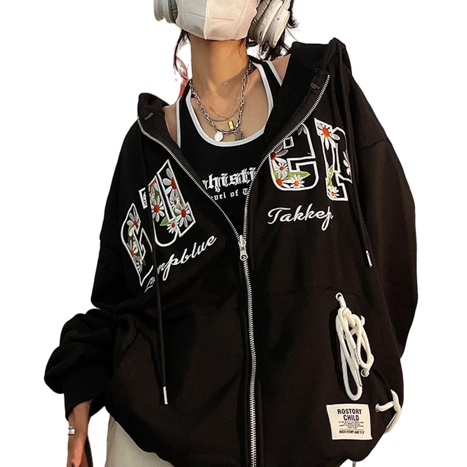 

Легкий Длинный Открытый Сагара Длинный Однотонный Больших Размеров Повседневный Осень [Исихара лиаццеаи] Женская Толстовка на молнии, Пальто, Длина, Перед, Вышивка,