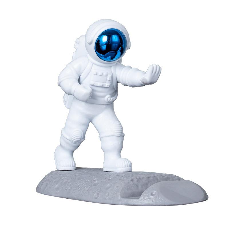 Leichter Luxus Minimalistisch Kung Fu Astronauten Ornamente Astronaut Handyhalter TV-Drama Artefakt Faules Geburtstagsgeschenk