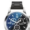 Men Dress Watch Analog Quartz Watch with Three Sub-Dials Stainless Steel Wristwatch for Husband Boyfriend Father Business Date