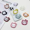 Cartoon Cat Phone Ring Stand with Magnetic Suction and Desktop Back Sticker