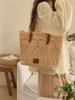Lace Flower Fairy Women's Tote Shoulder Bag New Casual Commuting Female Handbags Large Capacity French Ladies Vacati Beach Bag
