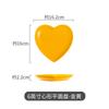 Creative Color Heart 6/8 Inch Ceramic Plate Irregular Ceramic Baking Plate Dinner Salad Dessert Plates Tableware Cooking Dishes