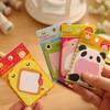 8 PCS Cartoon Stickers Bookmark Animal Shape Sticky Notes Marker Memo Notepad Gift Color Random Office School Supplies