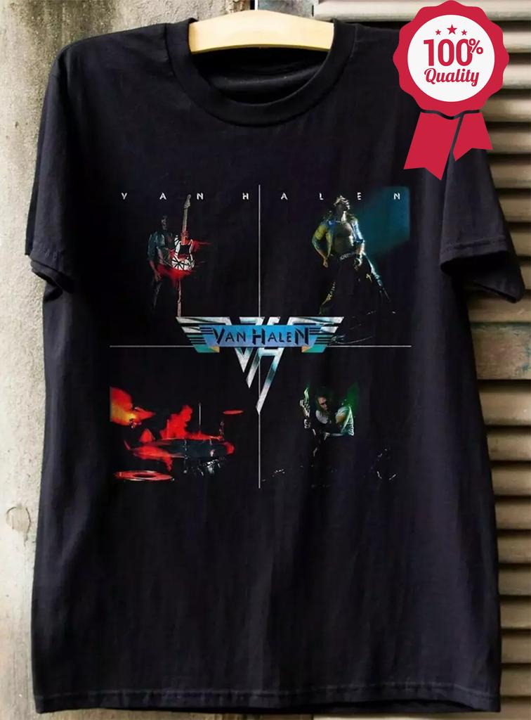 Van Halen Album T-Shirt Unisex Cotton Men Size S-5XL