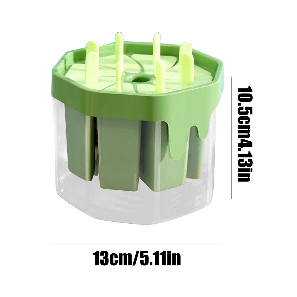 

8 Cavity Popsicles Trays Reusable Popsicles Mold With Lid Homemade Mung Bean Popsicles Ice Cream Frozen Ice Cream Molds мятный зеленый