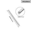304 Stainless Steel Threaded Rod M2-M20, 250mm/500mm Length, All Thread Stud Bar 1pcs