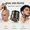 Men Face Head Groomer Electric Bald Shaver, Beard Trimmer with Digital Display, 360 Degree Travel Cordless Razor Floating Rotary Wet Dry Grooming Tool