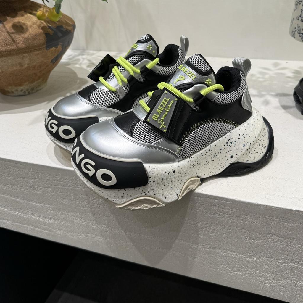 Spring and Autumn Dad Shoes Women's New Dirty Small Dirty Shoes Sneakers Muffin Platform Straps Women's Casual Running Shoes Speed