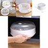 Home Kitchen Microwave Steamer Cookware With Lid For Effortless Multilayer Cooking