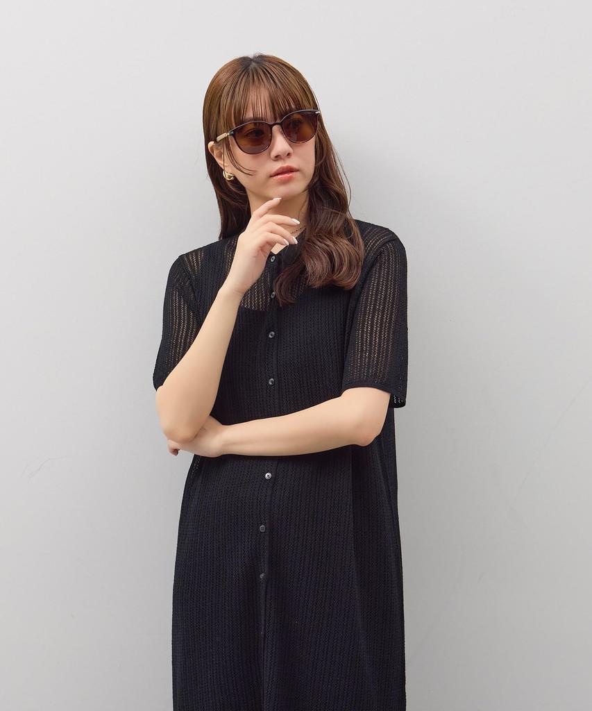 Zoff Sunglasses Colored Rubber Nose Stylish UV Unisex for Men and Women SUNCUTGlasses/UV100%CUT Boston-Style Lenses, Leather-Look Temples, Pads,