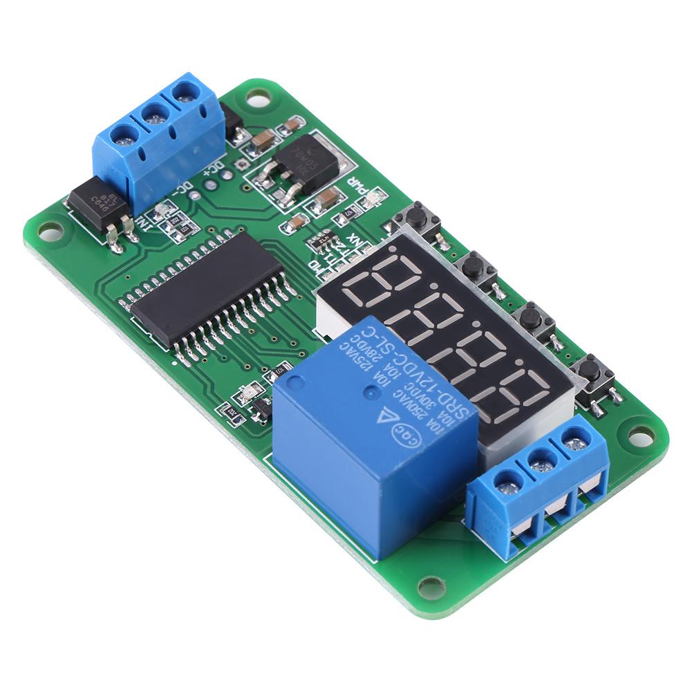 Time Delay Relay,   12V Timer Delay Relay Module, Multifunctional 1 Channel Delay Relay Controller, Timer  , Batteries,   Accessories