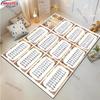 3D Printing Capibara Pattern Multiplication Table Carpet, Personalized Children's Room Decorative Rug Kid's Play Learn Floor Mat