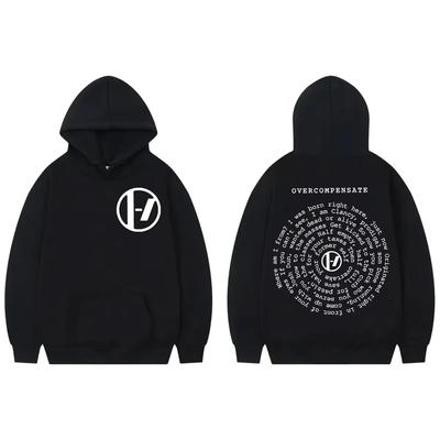 Twenty One Pilots Double Sided Print Hoodie Fashion Casual Oversized Pullovers Men Women Casual Long Sleeve Fleece Sweatshirts