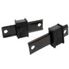Black Muffler Hanger Bracket Exhaust System Muffler Saddlebag Support Bracket for Harley Tour Glide