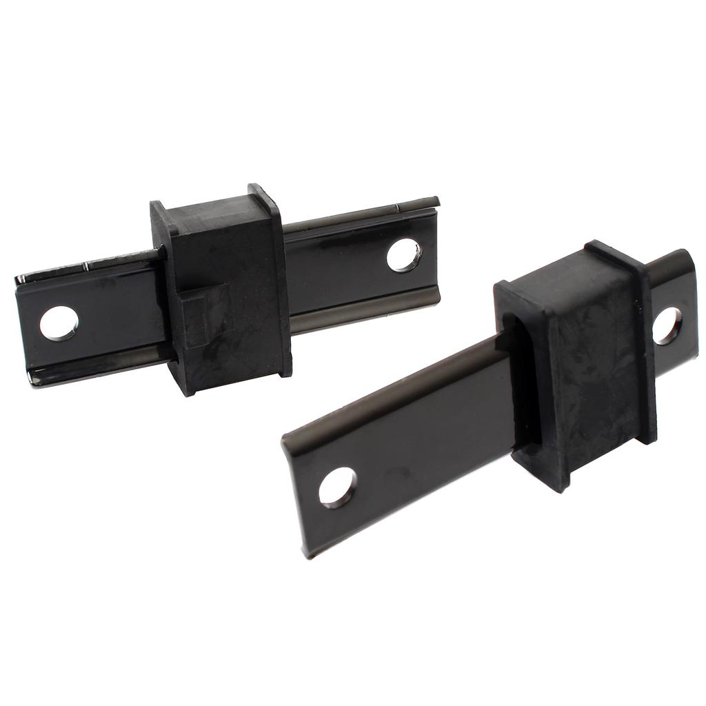 Black Muffler Hanger Bracket Exhaust System Muffler Saddlebag Support Bracket for Harley Tour Glide