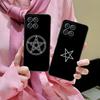 Aesthetic Pentagram Phone Case for Honor 90 80 70 60 50 30 20 10 9 8 7 Pro S SE Lite 5G Soft TPU Shockproof Cover