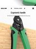 Needle-type Tube Terminal Crimping Pliers, Multi-functional Four-sided Cold Press for Electricians