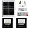 LED Solar Light Outdoor Dimmable Remote Control Waterproof IP67 For Garden Street Spotlight Wall Solar Powered Flood Lamp
