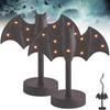 High-Standard-Quality Halloween High-Quality Led High-Quality Glowing High-Quality Bat High-Quality Resin High-Quality Candlestick High-Quality
