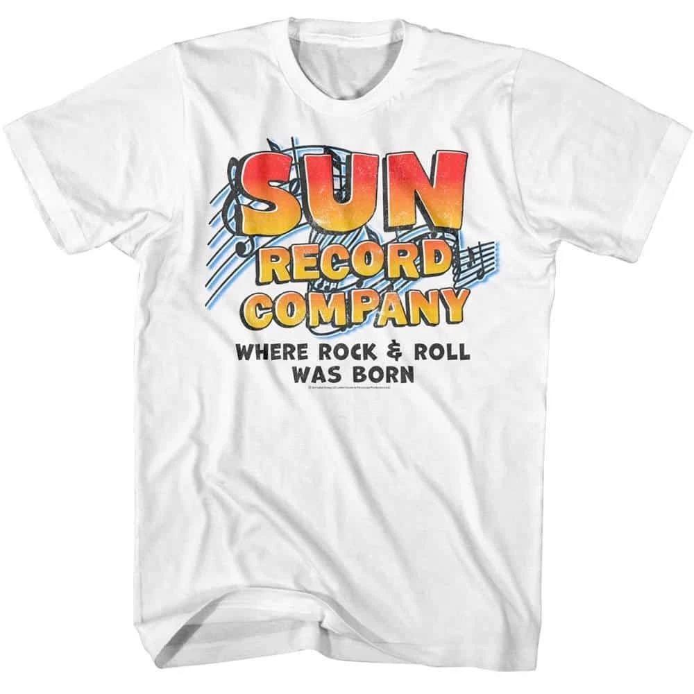 Sun Records Musical Notes Men s T Shirt 3XL