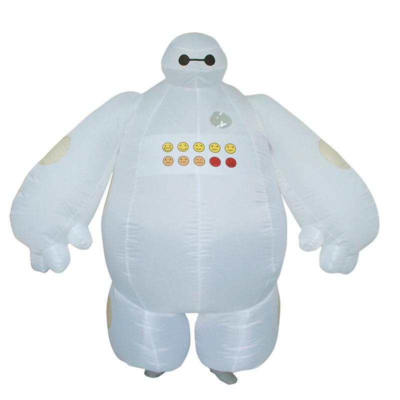Prémiová kvalita Pánský nafukovací kostým maskota Baymaxe z Big Hero 6 Kostým na maškarní ples Cosplay