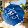 Parasol z nadrukiem Chelsea F.C. Automatyczne otwieranie i zamykanie, Przenośny składany parasol, na zewnątrz, do dojazdów, na wycieczkę kempingową, Idealny prezent urodzinowy