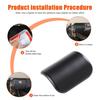 ABS Matte Black Handbrake Release Handle Trim Cover For Hummer H2 2003-2007