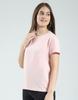 MONTE CARLO Womens Printed Round Neck Half Sleeve Regular Fit Top