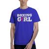 Boxing Girl Silhouette 100 Cotton Casual Breathable Confortable Manga Funny Ugus TShirts Funny Gifts