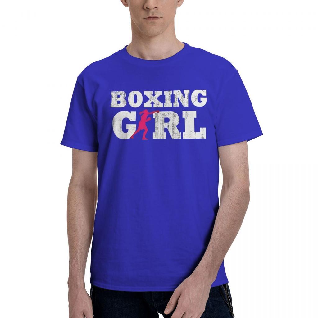 Boxing Girl Silhouette 100 Cotton Casual Breathable Confortable Manga Funny Ugus TShirts Funny Gifts