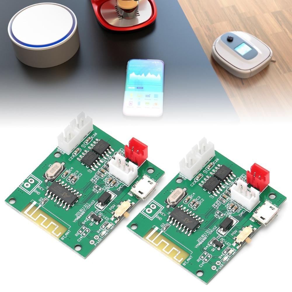 1 Pair 3.7-5V Input Amplifier Board Bluetooth 5.0 Stereo Sound Amplifier  for Speaker