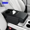 Elbow Support Armrest Heightening Pad Tissue Box Car Center Console Mat  Trucks