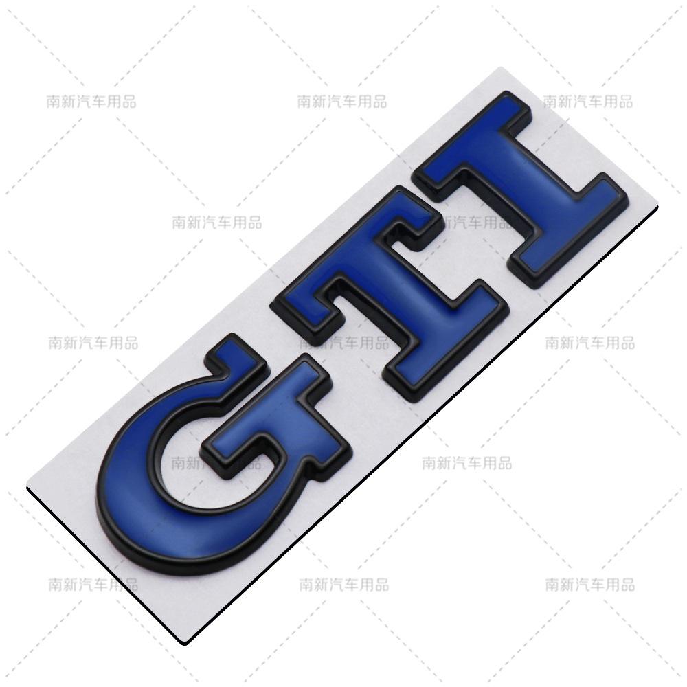 RUNTB1 3D Metal Car trunk Badge Stickers Emblem for VW golf GTI mk2 mk3 mk4 mk5 mk6 mk7 mk8 Polo Badge Accessories b10