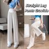 High Waist Straight Leg Pants Loose Wide Leg Pants Woman Fashion Casual Pants Pregnant  Female
