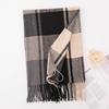 Imitation Kaschmir Karomuster Schal für Damen Herbst und Winter Neu Hochwertige Atmosphäre Paar Dual Use Schal Warmer Schal