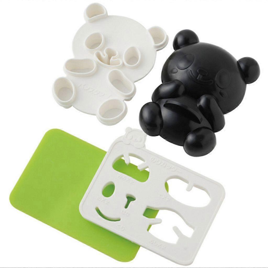 DIY Cute Panda Shape Rice Sushi Cookie Mold Cutter Sandwich Maker Baking Tools