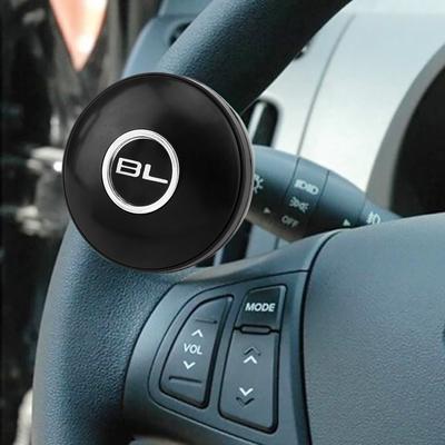 Power Handle Ball Booster Strengthener Grip Turning Black Metal Spinner Knob Steering Wheel Car Accessories Clip