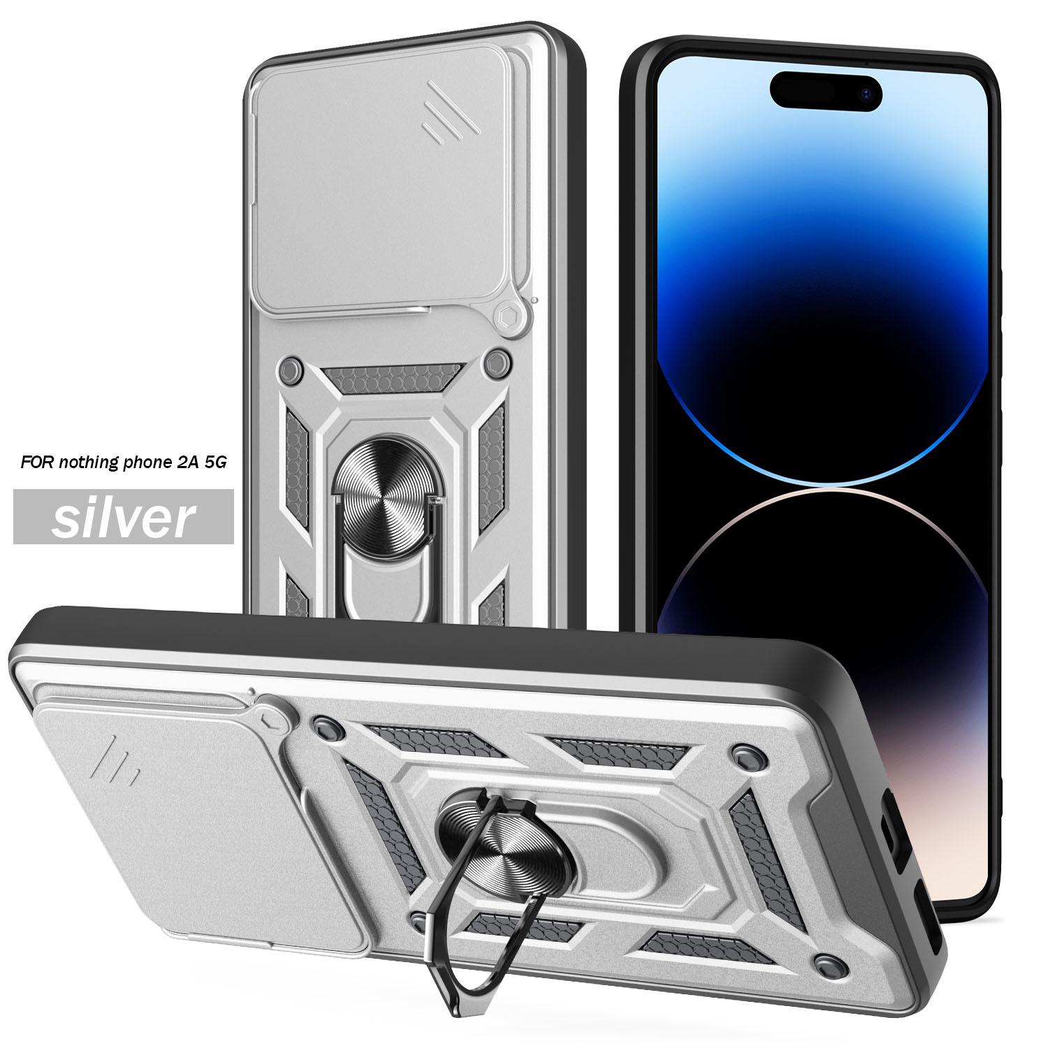 

For Nothing Phone 2a Plus Case Nothing Phone 2a Cover Magnetic Ring Holder Armor Phone Case Slide Camera Protect Back Cover Nothing Phone (2a)