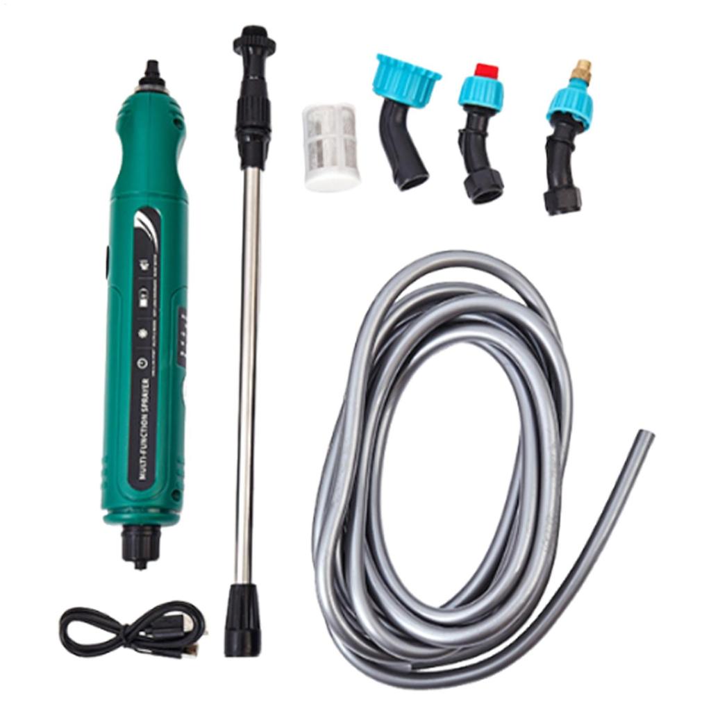 Retractable And Adjustable Electric Water Sprayer Plant Mister 3 Mist Nozzles Plant High-Pressure Sprinkler Watering 3/5 Meters