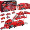 Tow Truck Fire Department 6 Cars Springs Ramp Children' Garage