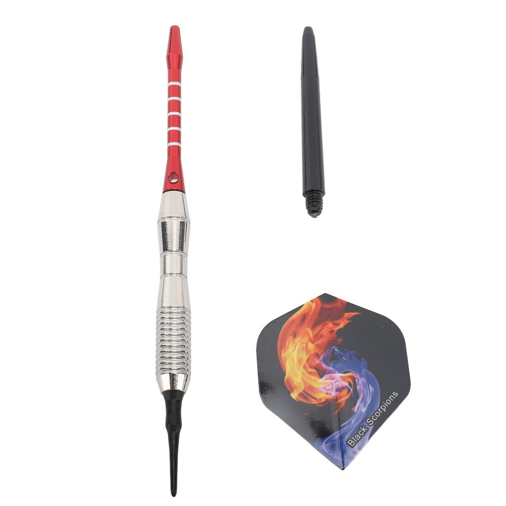 3PCS Soft Tip Darts for Beginners Plastic Professional Indoor Darts Set with Aluminum Shafts for Electronic Dartboard Games