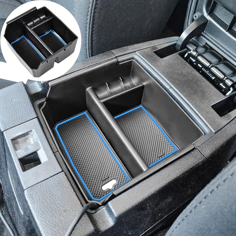 EDBETOS Center Console Organizer Tray Compatible With Jeep Wrangler JK/JKU 2011-2018 Rubicon Sport Sahara Accessories Armrest Storage Glove Box,